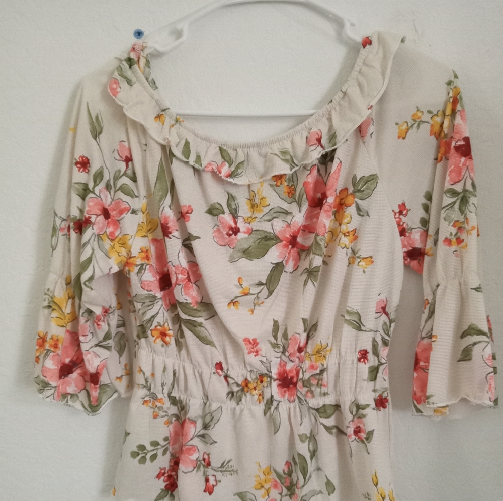Off the shoulder Floral Top
